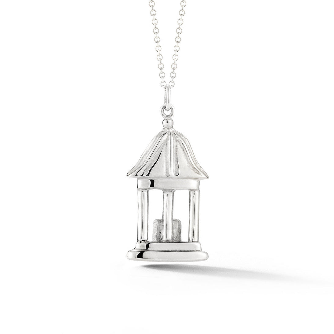 Sterling silver Columbian Springs pavilion charm from our Saratoga Collection