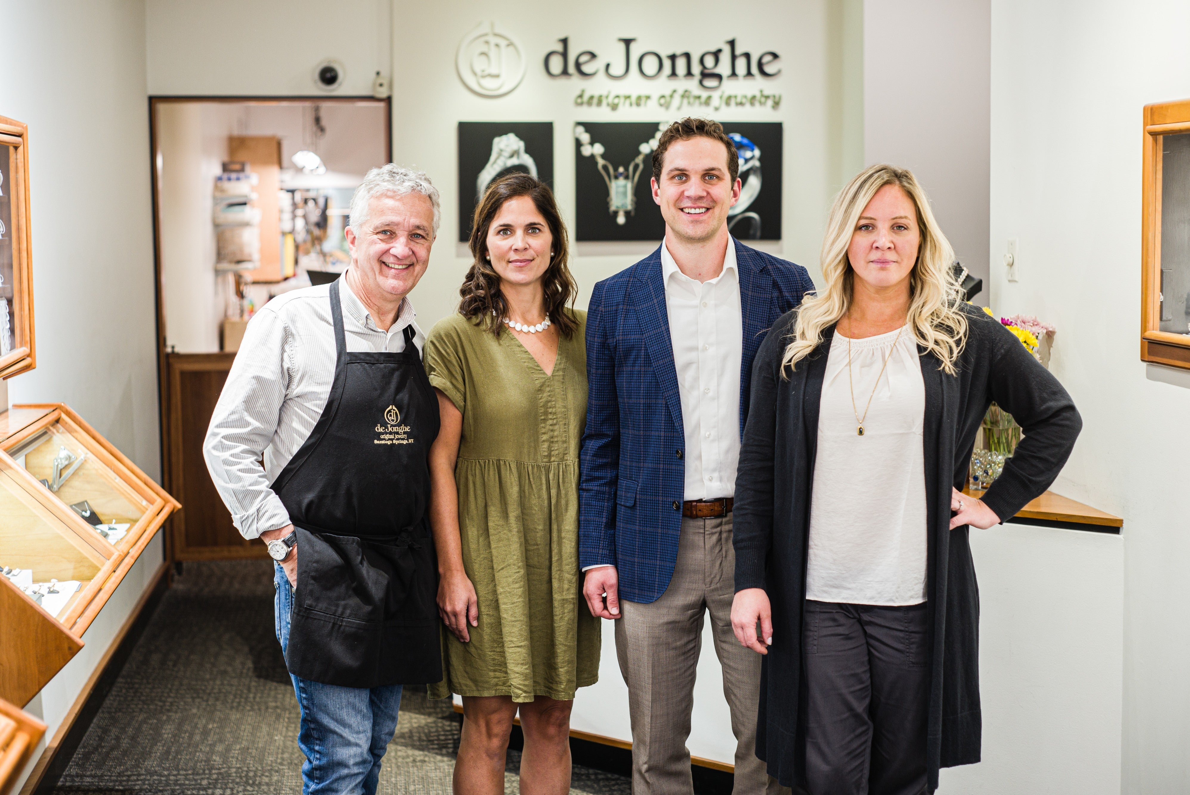 The deJonghe family at deJonghe Original Jewelry