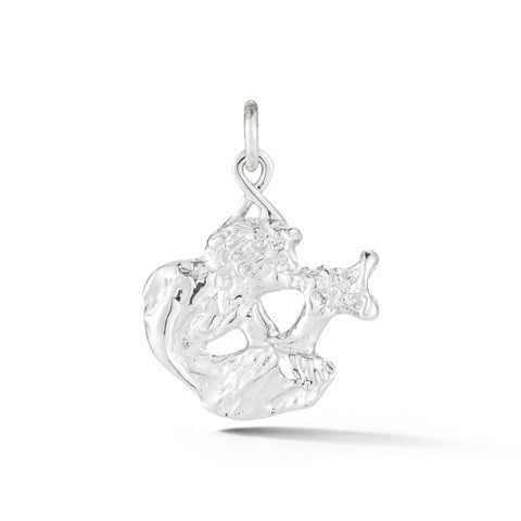 14k white gold Spat fountain charm from our exclusive Saratoga Collection