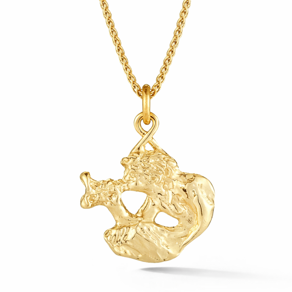 14k yellow gold Spat fountain charm from our exclusive Saratoga Collection