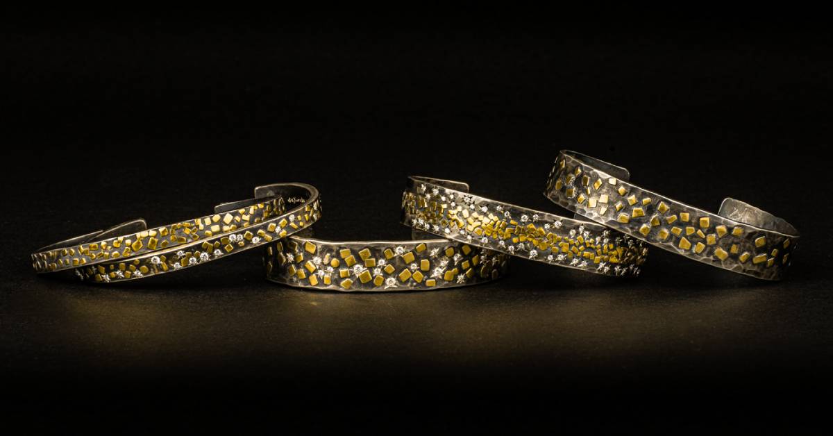 stacked bracelets