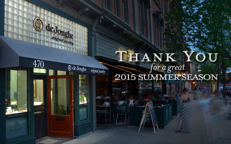 Thank you for a great 2015 Summer Season