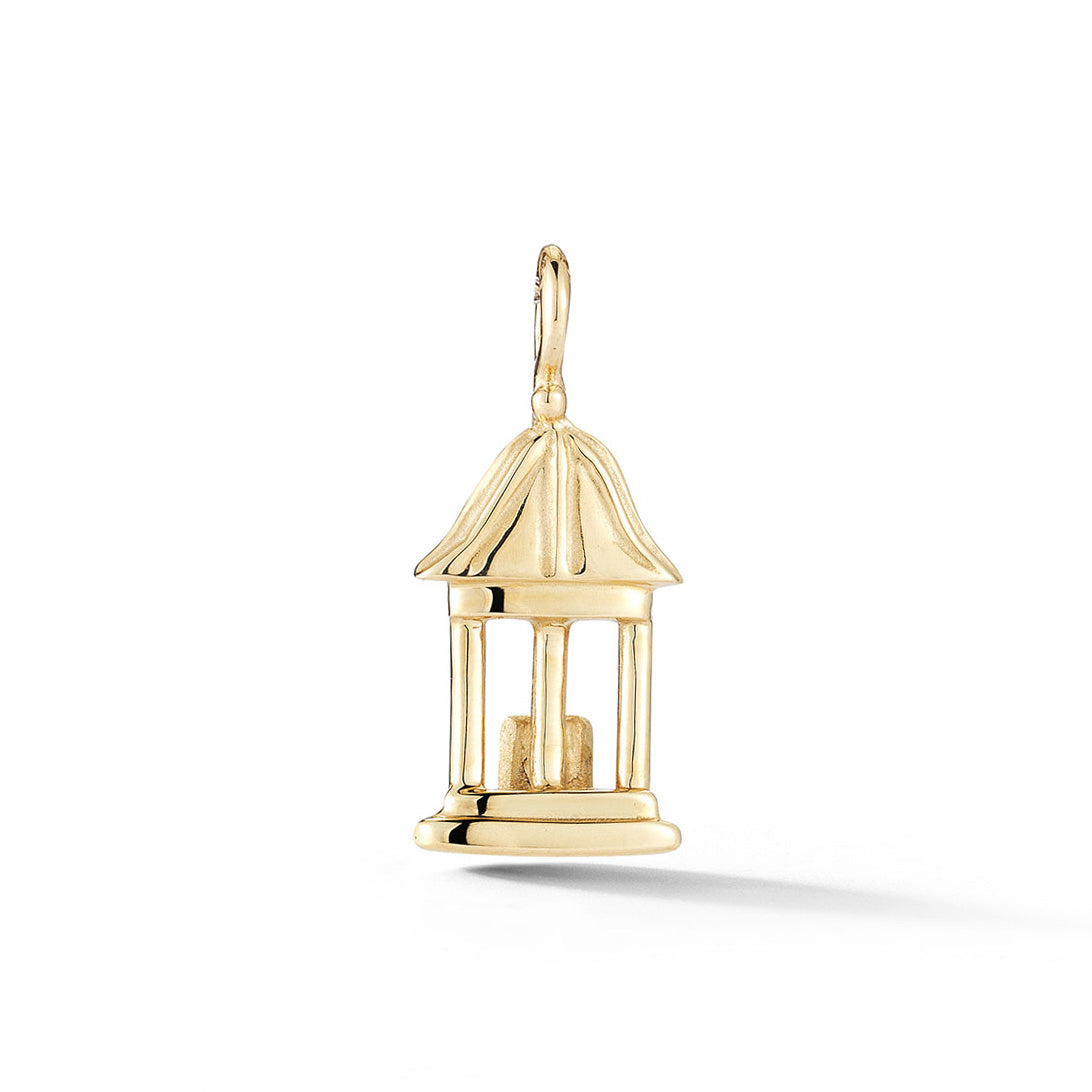 14 yellow gold Columbian Springs pavilion charm from our Saratoga Collection 
