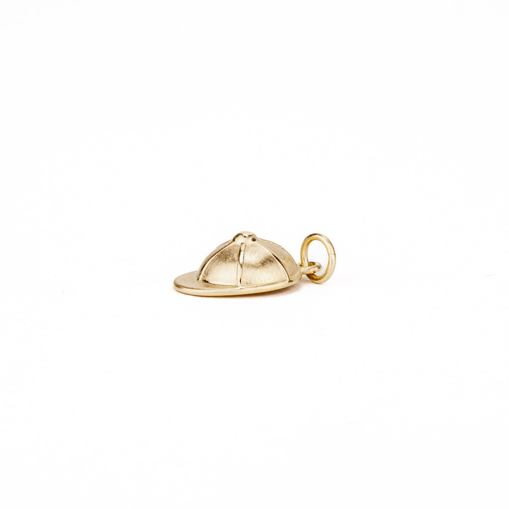 14 Yellow Gold Jockey Cap Charm