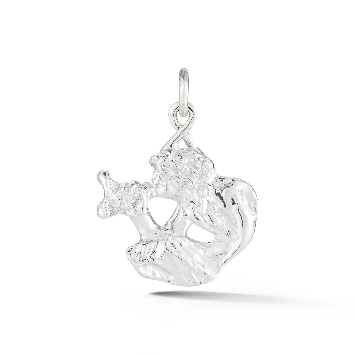 14k white gold Spat fountain charm from our exclusive Saratoga Collection